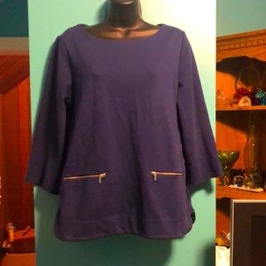 Tommy Hilfiger top. Ladies Medium in a blue/purple color.
